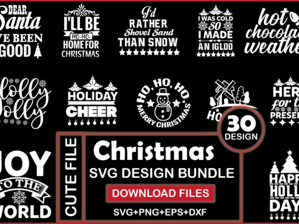 Christmas svg design bundle