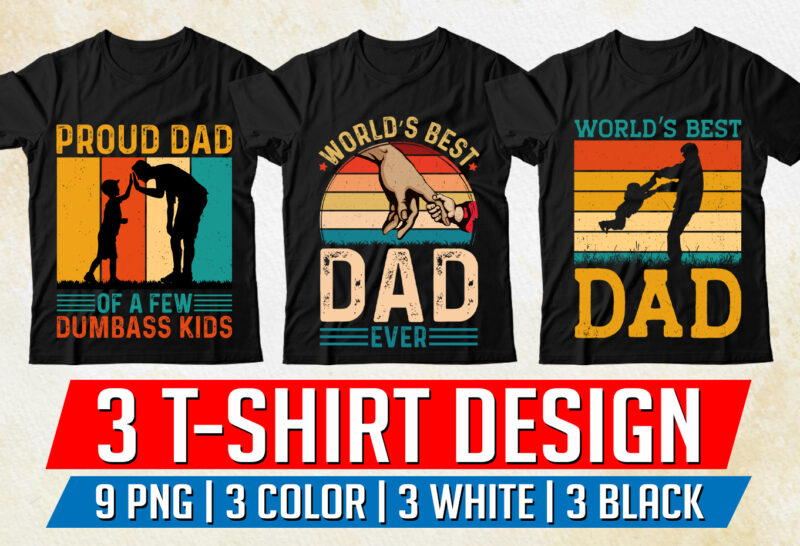 Dad Father T-Shirt Design