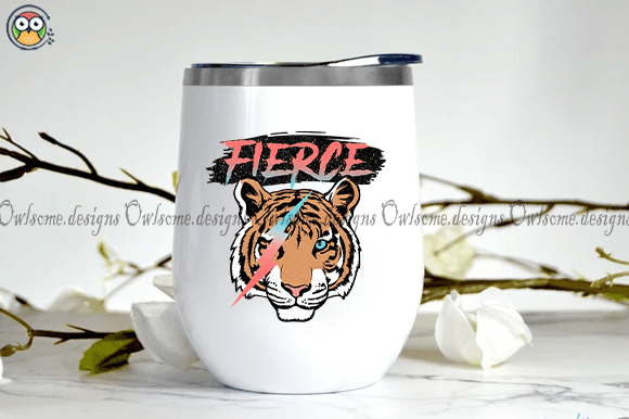 Fierce tiger t-shirt design