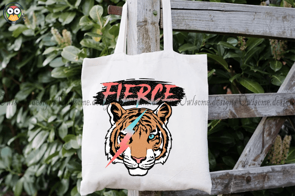 Fierce tiger t-shirt design