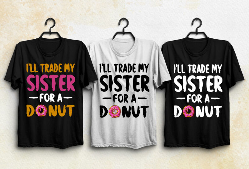 Donut Lover T-Shirt Design