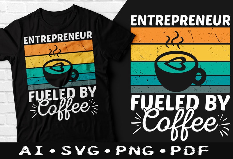 10 Coffee typography t shirt design bundle / 10 eps coffee tshirt / 10 pdf  coffee t shirt/