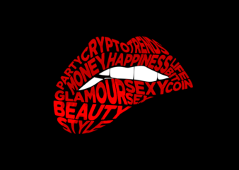 Sexy Lips But Something Glamour Typography T-shirt Design , dripping lips svg, small sexy lips come out bloody feelings of sexy craving vector, dripping lips vector, lips vector, dripping lips