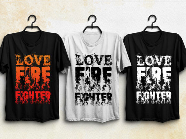 Firefighter t-shirt design