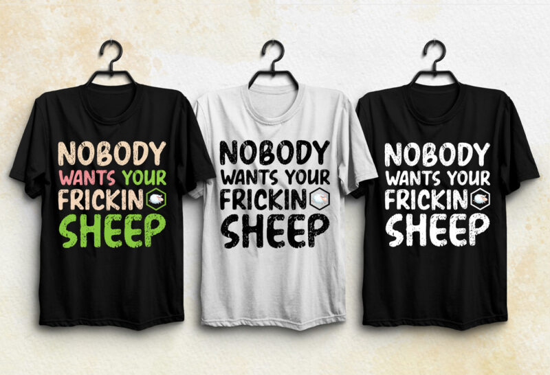 Frickin Sheep T-Shirt Design