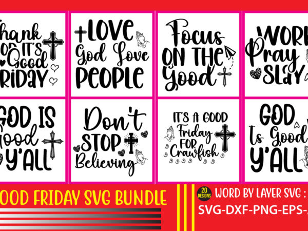 Good friday svg vector for t-shirt bundle