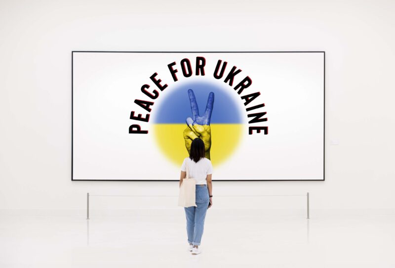 Peace For Ukraine Tshirt Design