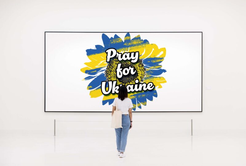 Pray For Ukraine Tshirt Design