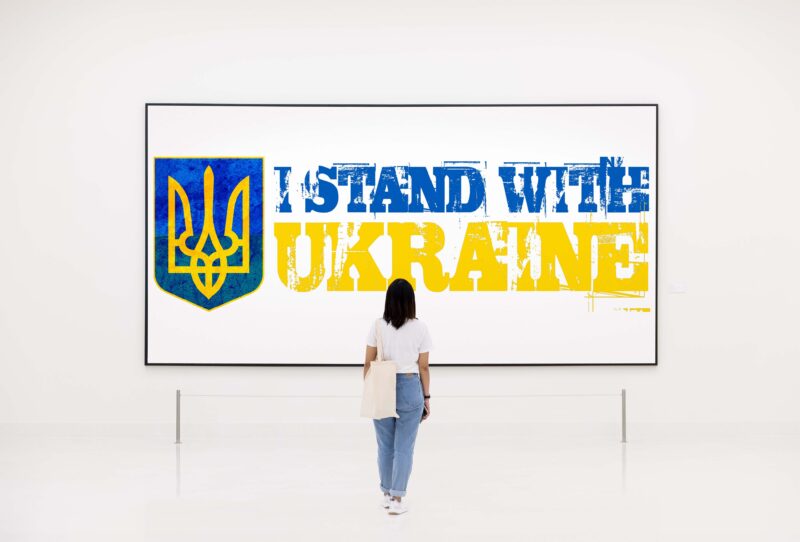 Sayings I Stand With Ukraine Tshirt Design