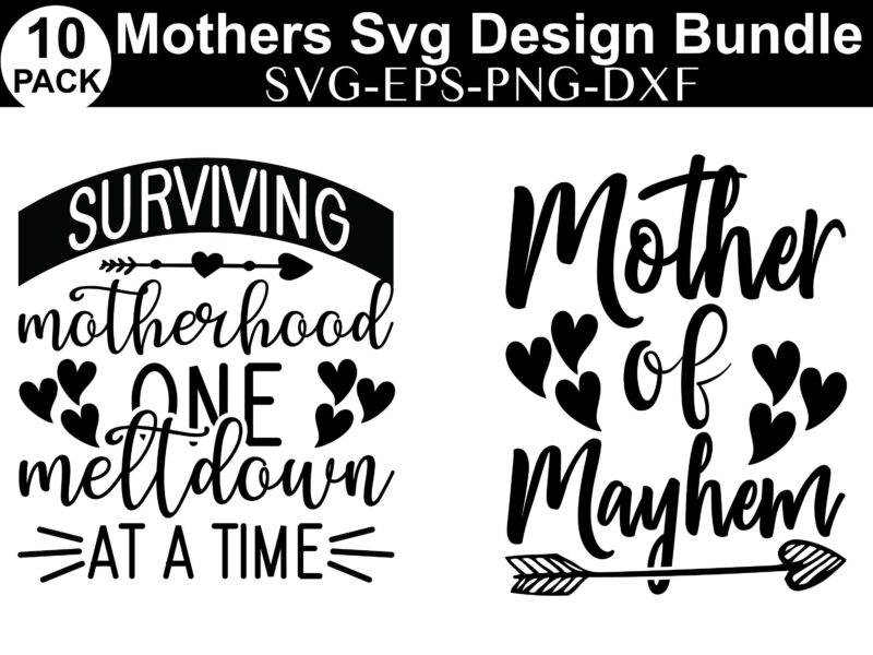 MOTHERS SVG DESIGN BUNDLE