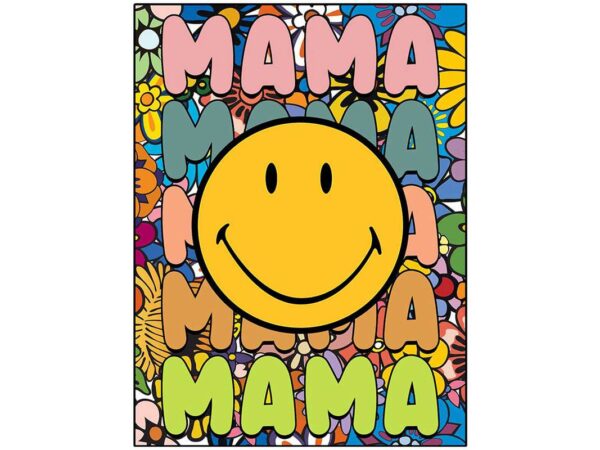 Retro mama vintage tshirt design