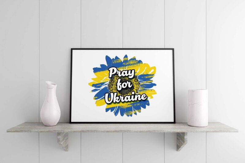 Pray For Ukraine Tshirt Design