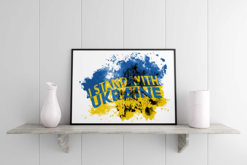 I Stand With Ukraine Tshirt Design