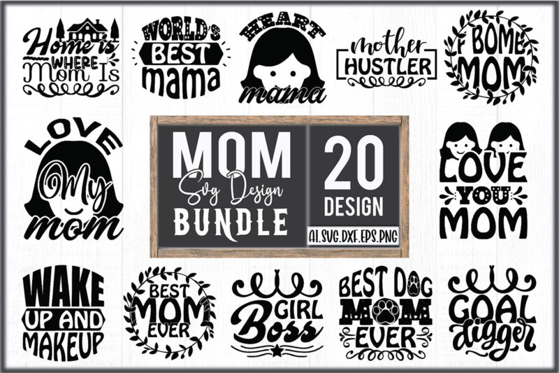 Mom SVG Design Bundle