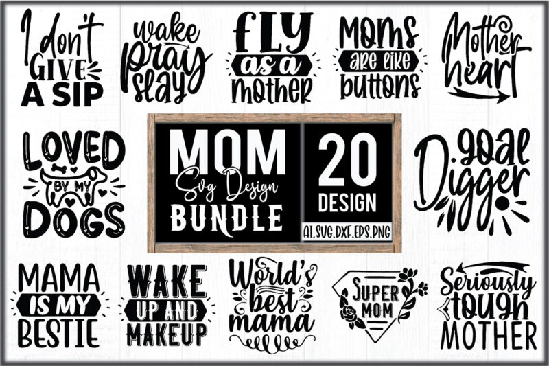 Mom SVG Design Bundle