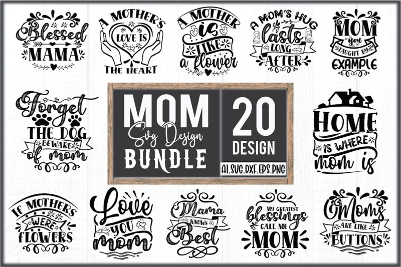 Mom SVG Design Bundle