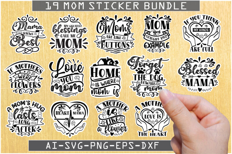 Mom Sticker Bundle