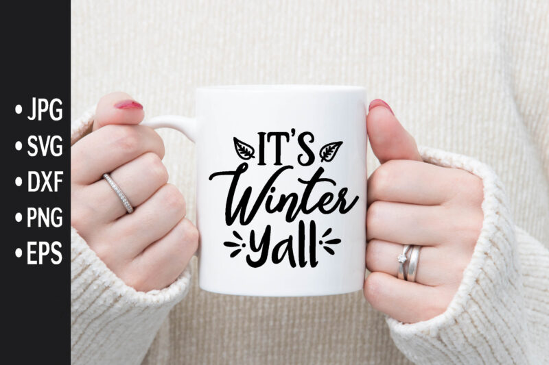 Winter SVG Design bundle for sale!