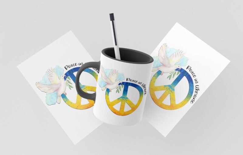 Peace In Ukraine Tshirt Design