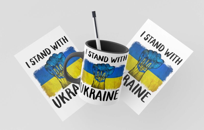 I Stand With Ukraine Tshirt Design