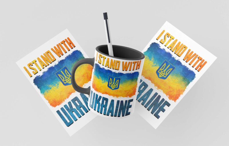 I Stand With Ukraine Tshirt Design