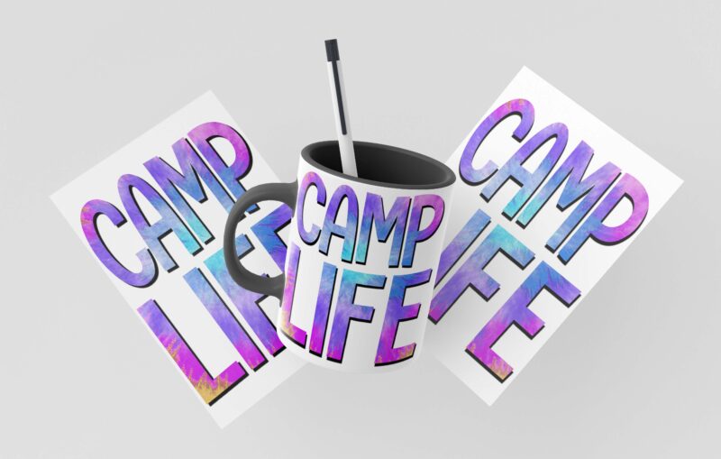 Camp Life Tshirt Design