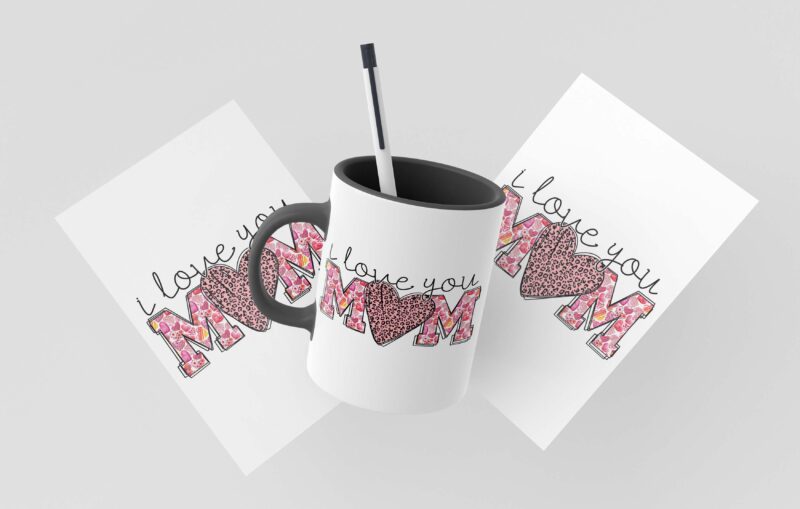 I Love You Mom Tshirt Design