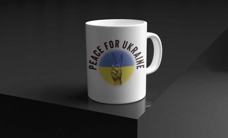 Peace For Ukraine Tshirt Design