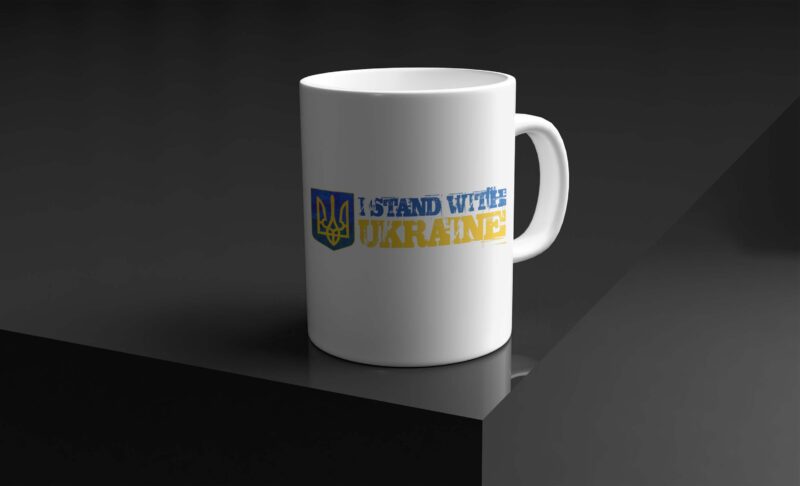 Sayings I Stand With Ukraine Tshirt Design