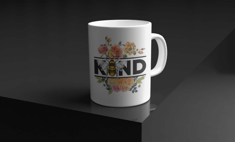 Bee Kind Vintage Tshirt Design