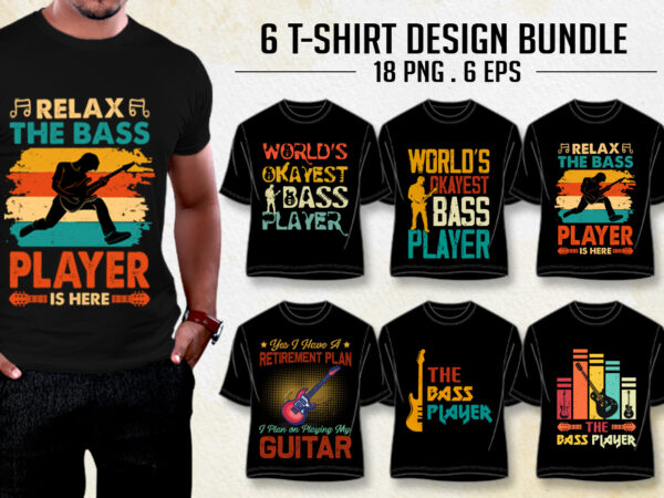 Music lover t-shirt design bundle