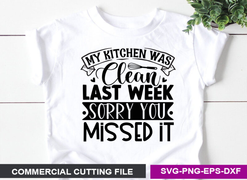 Kitchen SVG T shirt Design Bundle