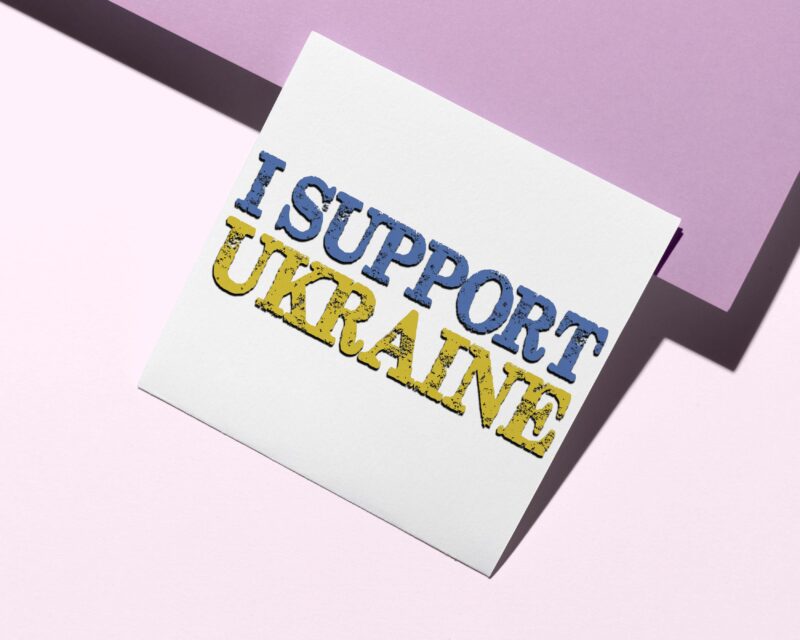 I Support Ukraine Tshirt Design