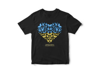 PEACE FOR UKRAINE, No War, Only Peace, I Stand with Ukraine t shirt illustration