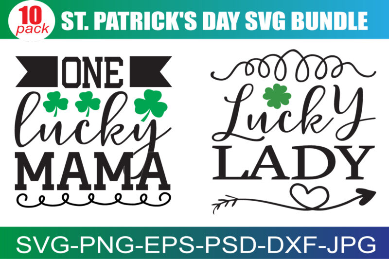 St. Patrick’s Day SVG Bundle, St Patrick’s Day Quotes, Gnome SVG, Rainbow svg, Lucky SVG, St Patricks Day Rainbow, Shamrock,Cut File Cricut