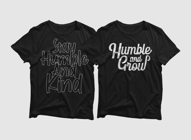 20 Hustle T-shirt Bundle – 100% Vector – Lettering Typography