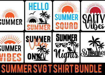 Summer T Shirt Design Bundle,Summer Svg Bundle,Summer Svg Bundle Quotes, Summer Svg Bundle Free,20 Summer T Shirt Design