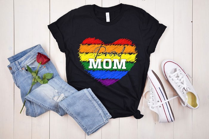 proud mom gay pride shirts