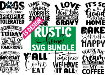 Rustic Home SVG Design Bundle
