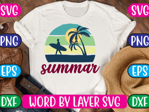 Summer svg vector for t-shirt