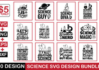 Science Svg Design Bundle