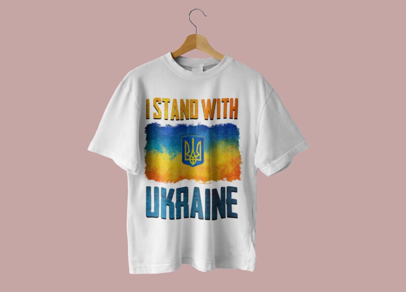 I Stand With Ukraine Tshirt Design