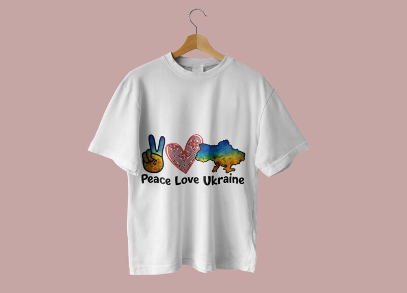 Patriotic Ukraine Tshirt Design