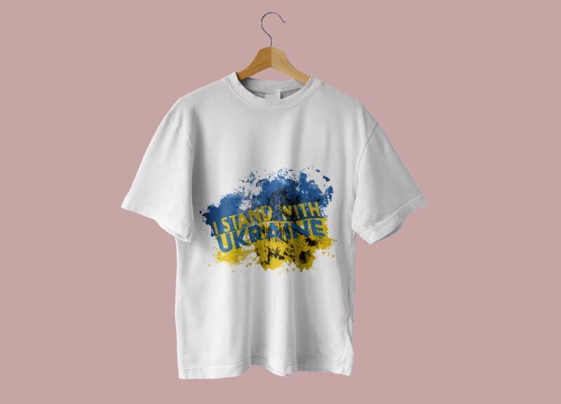 I Stand With Ukraine Tshirt Design