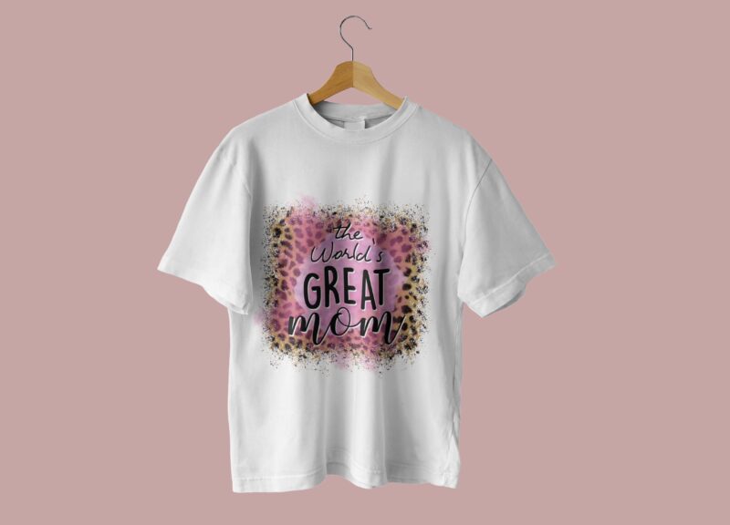 The Worlds Great Mom Tshirt Design