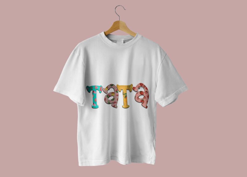 Tata Fresh Fruit Pattern Tshirt Design