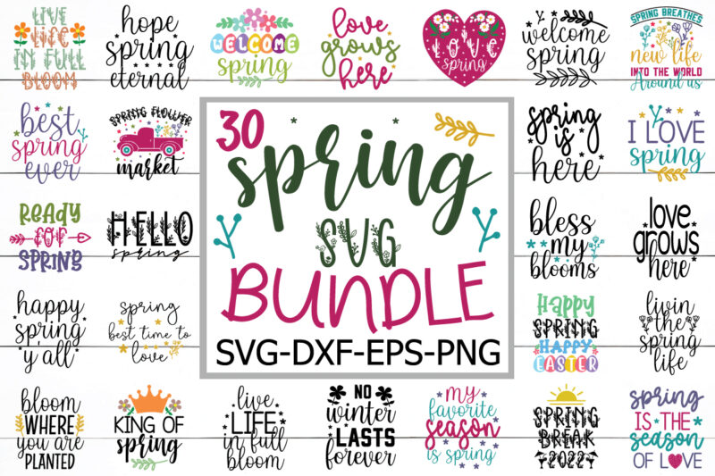 Spring Svg Bundle