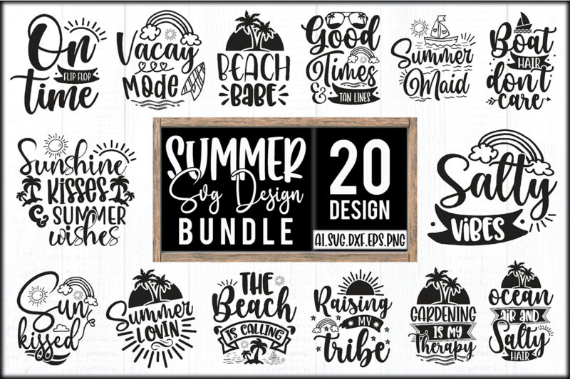 Summer SVG Design Bundle