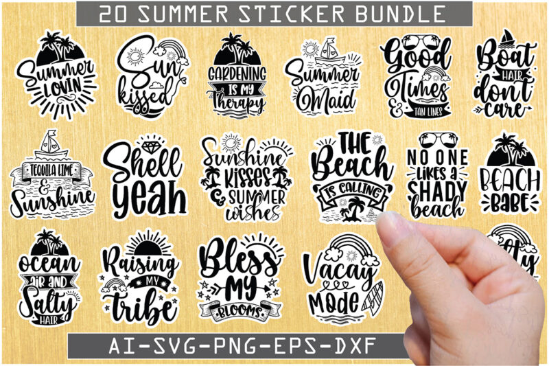 Summer Sticker Bundle