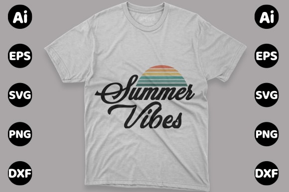 Best selling Summer T-Shirt Design Bundle for commercial use.